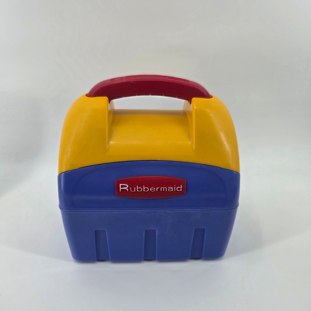 Vintage Rubbermaid Lunch Box Cooler Model 1301 Retro Made in USA